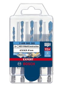 Puuride komplekt Bosch Expert HEX-9 Multiconstruction 4-8 mm 5-osaline