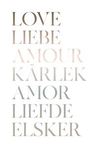 Sisustuspilt Reinders Slimframe Love 20 x 30 cm