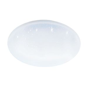 LED-laevalgusti Eglo Connect Totari-Z Ø 38 cm läikiv valge