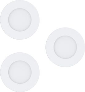Süvistatavad LED-kohtvalgustid Eglo Connect.z Fueva-Z Ø 8,5 cm valge 3-osaline