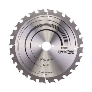 Saeketas Bosch Speedline Wood 250 x 30 mm Z24