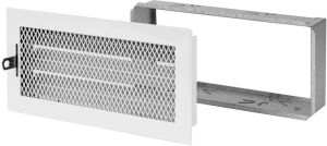 Kaminarest Europlast MRK reguleeritav 400 x 180 mm valge