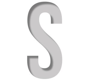 Šabloon kirjatäht Plage 9,5 x 9,5 cm