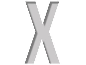 Šabloon kirjatäht Plage 9,5 x 9,5 cm