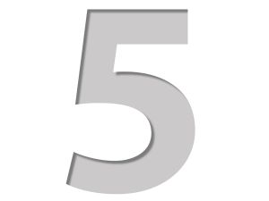 Šabloon number Plage 9,5 x 9,5 cm