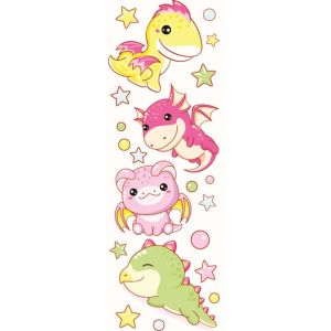 Sisustuskleebis Dragonnes 24 x 68 cm