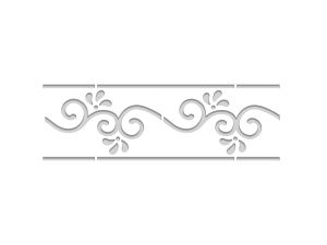 Šabloon Borderie 40 x 15 cm