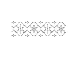 Šabloon Dentelles 40 x 15 cm