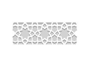 Šabloon Oriental 40 x 15 cm