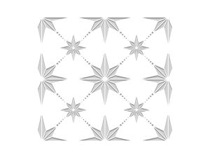 Šabloon Étoiles 60 x 70 cm