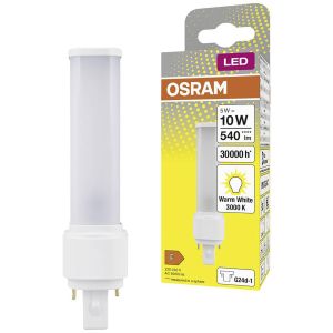 LED-lamp Osram Dulux D10 EM &amp; AC Mains 5 W G24D-1 830