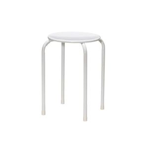 Taburet 4living Joy Valge