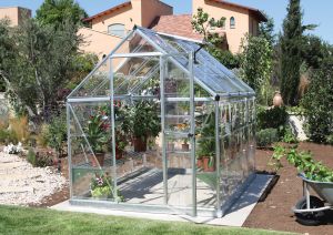 Kasvuhoone Palram-Canopia Harmony 4,6 m², hõbedane