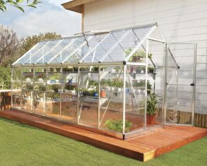 Kasvuhoone Palram-Canopia Harmony 7,9 m², hõbedane