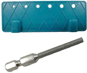 Teritusnurkplaadi ja teemantviili otsaku komplekt Makita, 4,8 mm