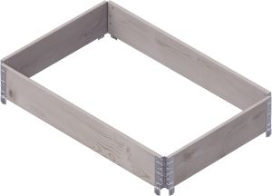 Istutuskast 120 x 80 x 20 cm, hall