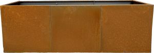 Lillepott Recal Corten 165 x 55 x 55 cm, teras