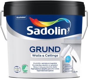 Kruntvärv seintele ja lagedele Grund 4,5 l