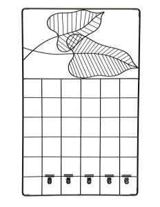 Mälestustahvel 4Living Leaf 38 x 60 cm, must