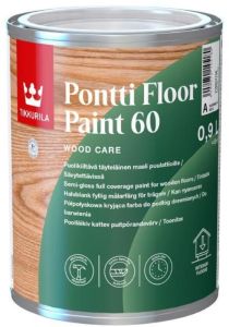 Põrandavärv Tikkurila Pontti Floor Paint 30 0,9 l, valge