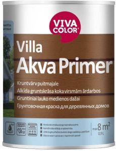 Kruntvärv Vivacolor Villa Akva Primer AP 0,9 l, valge