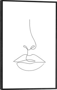 Sisustuspilt Reinders Lips in Lines 20 x 30 cm