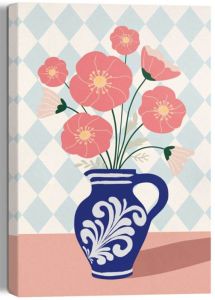 Sisustuspilt Reinder Flower Boots 20 x 30 cm