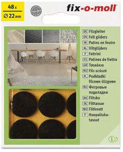 Mööblivilt Fix-o-moll 22 mm pruun 48 tk
