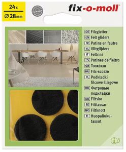 Mööblivilt Fix-o-moll 28 mm pruun 24 tk