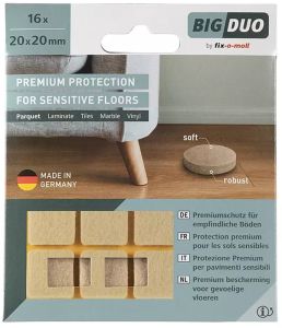 Mööblivilt Fix-o-moll 20 x 20 mm 16 tk