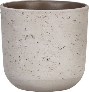 Ümbrispott Scheurich Basalto 18 cm, savihall