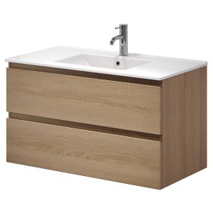 Valamukapp 90 cm ja valamu 91 cm Camden tamm