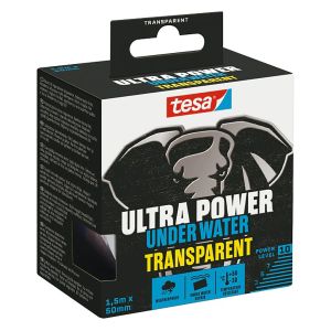 Ultra Power Under Water Transparent  Tesa parandusteip 1,5 m x 50 mm
