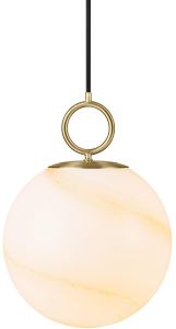 Rippvalgusti Halo Design Stockholm Ø25, pruun marmor