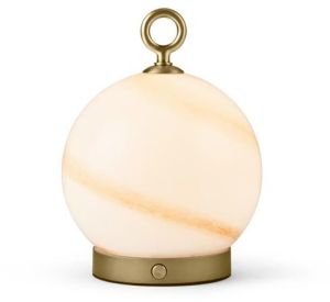 Lauavalgusti Halo Design Stockholm Ø 15, pruun marmor akuga