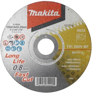 Lõikeketas Makita E-22953 125 x 0,8 mm Z60V-BF, rst/metall