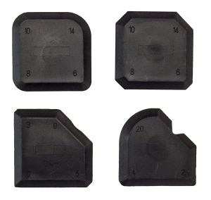 Silikooni labidate komplekt Tamo 4-osaline