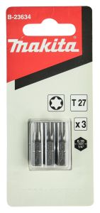 Otsikute komplekt Makita T27 x 25 mm 3-osaline