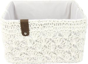 Paberkorv Valley 28 x 21 x 17 cm, valge