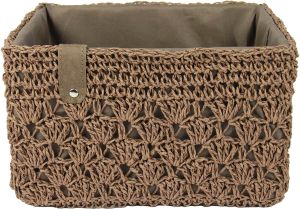 Paberkorv Valley 23 x 17 x 15 cm, pruun