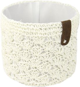 Paberkorv Valley Ø 19 x 16 cm, valge
