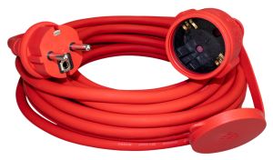 Pikendusjuhe Harju 1-os 5 m IP44 punane 2500 cm