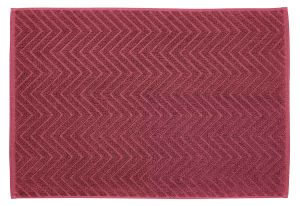Vannitoavaip Diaqua Chevron 50 x 70 cm, mitu värvivalikut Veinipunane