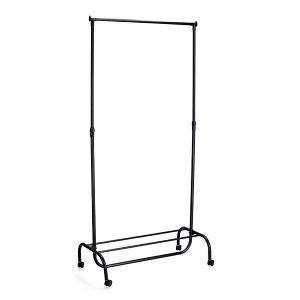 Riidestange Zeller must 86 x 43 x 108-175 cm