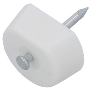 Riiulikandur valge plast