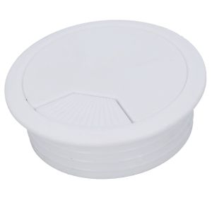 Kaabliläbiviigu kate 60 mm valge