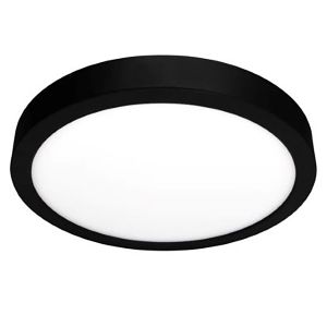 LED-paneelvalgusti Harju must Ø 21,5 cm