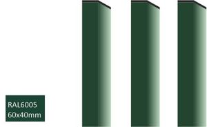 Aiapost ABPolar 40 x 60 mm RAL6005 roheline 1700 mm