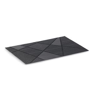 Taldrikualus Zeller Raidat 45 x 30,5 cm, must