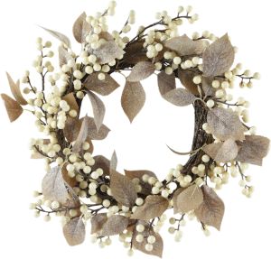 Jõulupärg valged marjad 38 cm